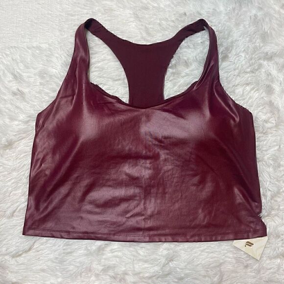 Fabletics Anywhere Motion 365+ Shine High Waisted Leggings Top Size XXL Tall - Picture 3 of 16